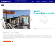 Tablet Screenshot of naxos-marble.com